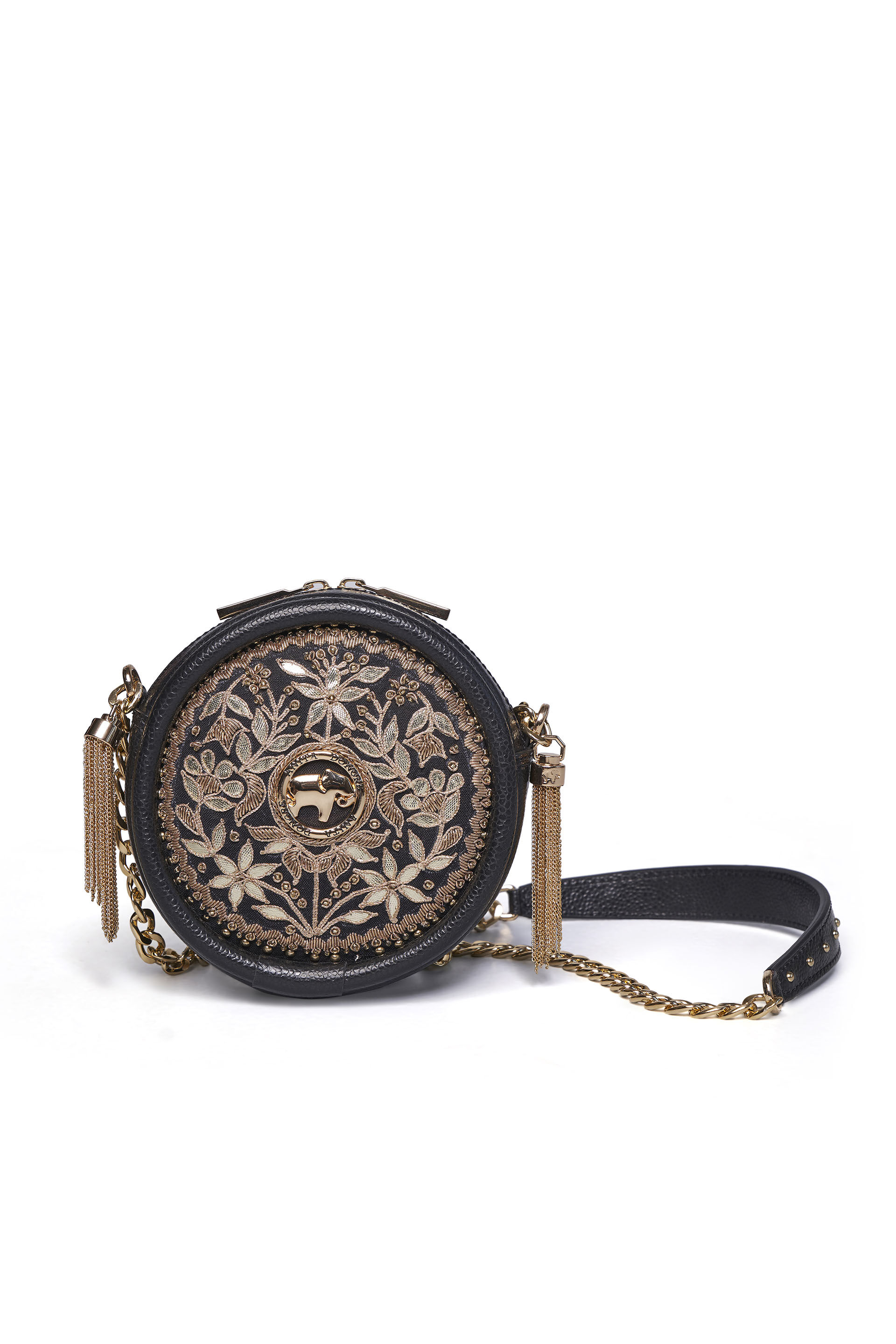 Symphony Of Blooms Crossbody Bag Nocturnal Black
